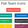 Flat Team Icons