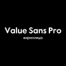 Шрифт Value Sans Pro